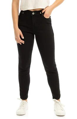 1822 Denim Crop Skinny Jeans Black at Nordstrom,