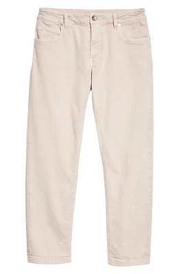 Eleventy Cotton Stretch Twill Pants in Dusty Pink at Nordstrom, Size 38