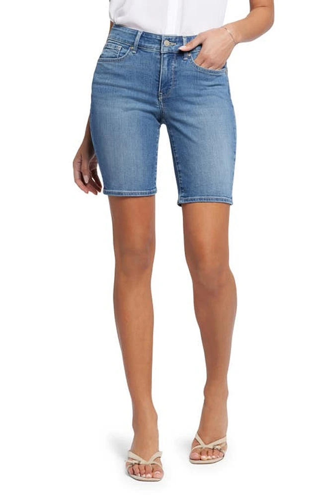 NYDJ Ella Side Slit Denim Shorts at Nordstrom,