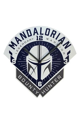 Accutime Star Wars The Mandalorian Wall Clock in Blue at Nordstrom