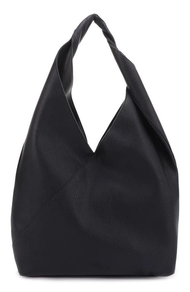 Mali + Lili Katie Vegan Leather Shoulder Bag in Black at Nordstrom