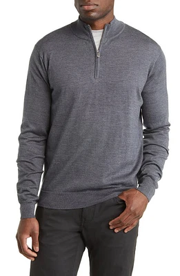 Peter Millar Crown Soft Quarter Zip Merino Wool Blend Pullover at Nordstrom,