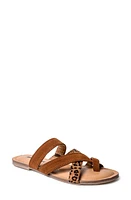 Minnetonka Faribee Strappy Sandal in Brown Multi at Nordstrom, Size 8