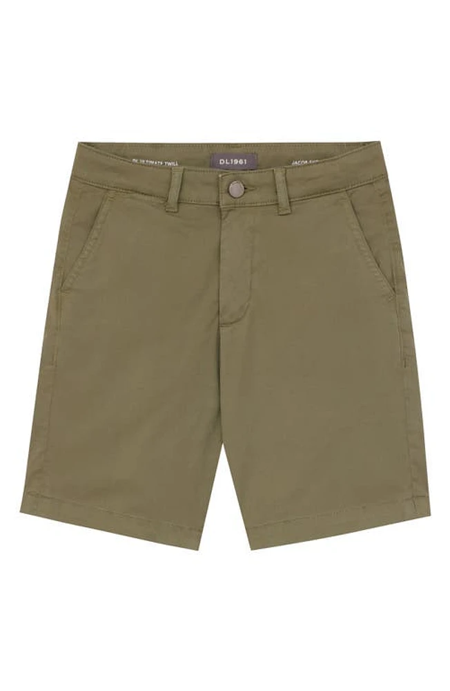 DL1961 Kids' Jacob Chino Shorts Green at Nordstrom,