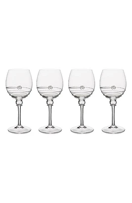 Juliska Amalia Set of 4 Stem White Wine Glasses Gift Box in Clear at Nordstrom