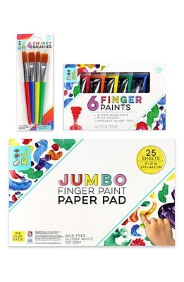 BRIGHT STRIPES Junior Finger Painting Set in Multi at Nordstrom