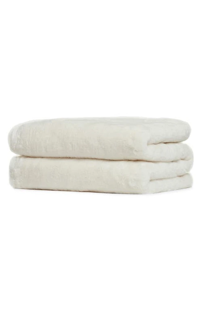 Apparis Jumbo Brady Faux Fur Throw Blanket in Ivory at Nordstrom