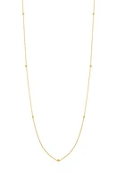 Bony Levy 14K Gold Geometric Station Necklace in 14K Yellow Gold at Nordstrom, Size 18