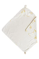 Pehr Follow Me Giraffe Organic Cotton Hooded Towel in Yellow at Nordstrom