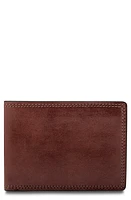 Bosca Leather Bifold Wallet in Dark Brown at Nordstrom