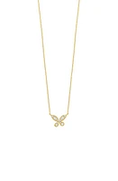 Bony Levy Simple Obsession Butterfly Diamond Pendant Necklace in 18K Yellow Gold at Nordstrom