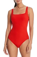 Rod Beattie Walk the Line Floating Underwire One-Piece Swimsuit at Nordstrom,