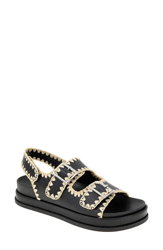 bcbg Beena Platform Sandal Black at Nordstrom,