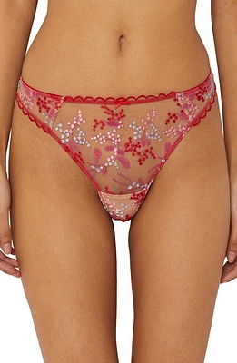 Etam Mimosa Embroidered Tulle Tanga at Nordstrom,