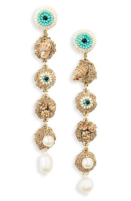 Deepa Gurnani Kawai Drop Earrings in Gold at Nordstrom