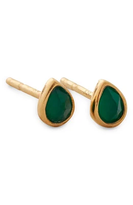 Monica Vinader Teardrop Stud Earrings in Gp at Nordstrom