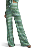 Favorite Daughter The Friday Pants Retro Mosaic Print at Nordstrom,