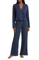 Lunya Slumberknit Pajamas Blue at Nordstrom,