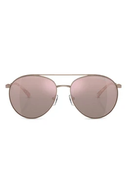 Michael Kors Arches 58mm Pilot Sunglasses in Rose Gold at Nordstrom