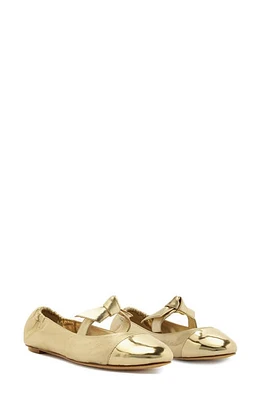 Alexandre Birman Clarita Ballerina Flat Golden at Nordstrom,