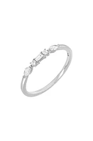 Bony Levy Maya Diamond Cluster Ring in 18K White Gold at Nordstrom, Size 6.5