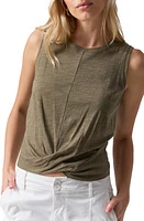 Sanctuary Twisted Cotton Blend Slub Jersey Tank at Nordstrom,