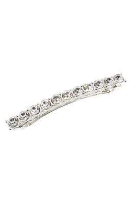 L. Erickson Aurelia Crystal Barrette in Crystal/Silver at Nordstrom