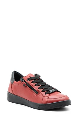 ara Rei Low Top Sneaker Chili Red/Black at Nordstrom,