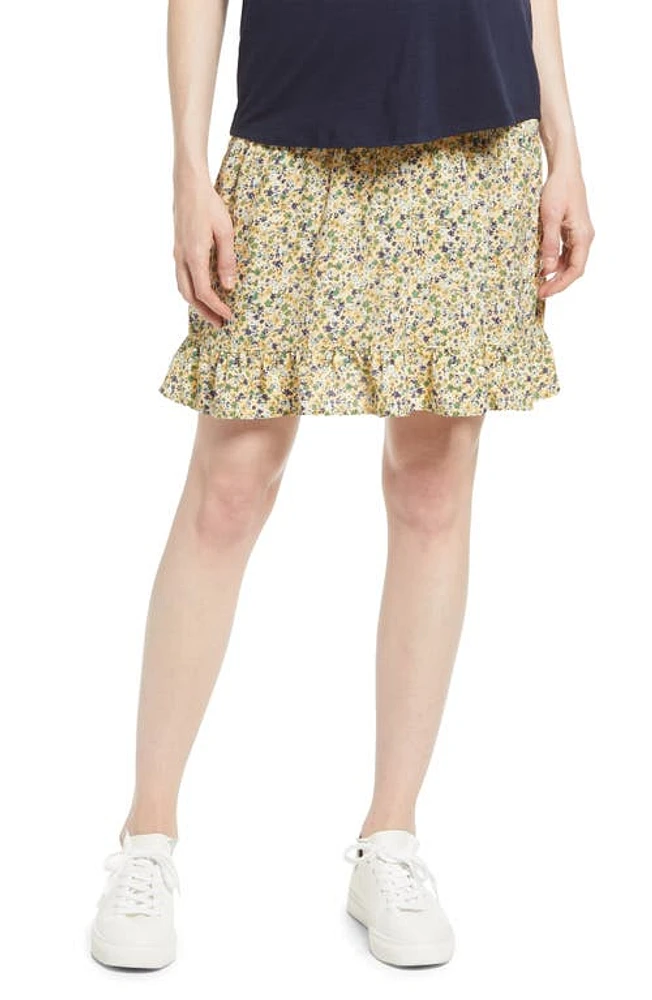 Angel Maternity Floral Skirt Green Flora at Nordstrom,