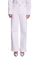 maje Pantinan Straight Leg Jeans White at Nordstrom,