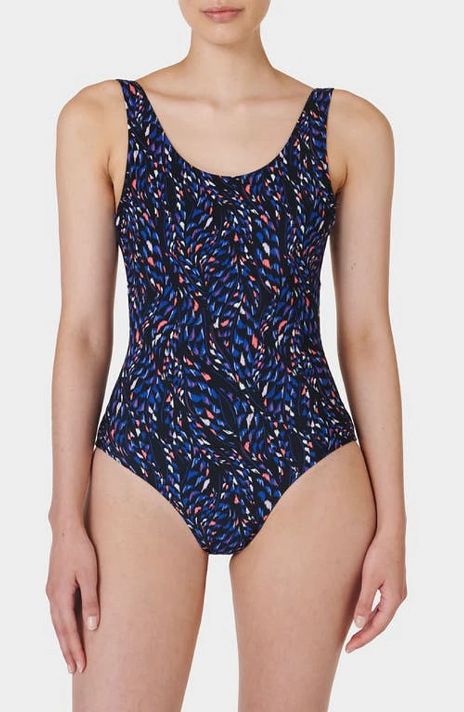 Sweaty Betty Tidal One-Piece Swimsuit Black Cora at Nordstrom,