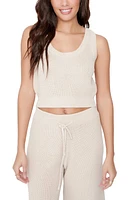 Lost + Wander Sweet Bliss Crop Tank Sweater Linen at Nordstrom,