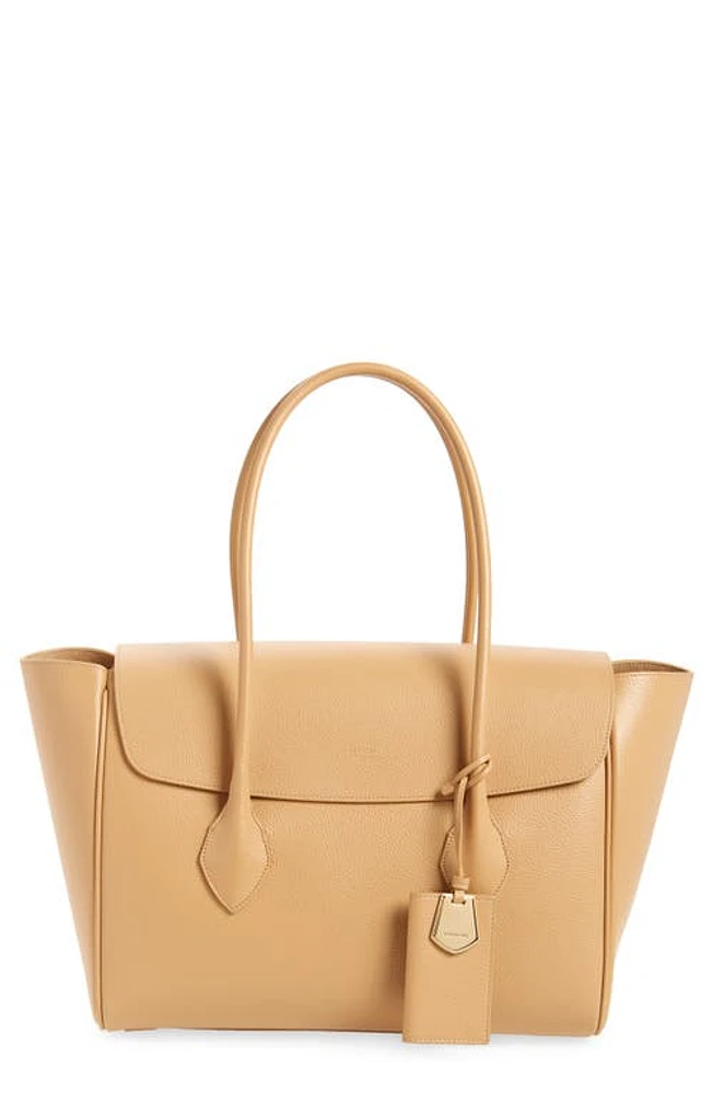 FERRAGAMO Large Firenze Leather Tote in Camel at Nordstrom