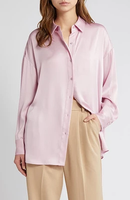 Favorite Daughter The Smooth Ex-Boyfriend Satin Shirt at Nordstrom,