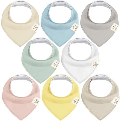 KeaBabies 8-Pack Organic Bandana Bibs in Dawn at Nordstrom