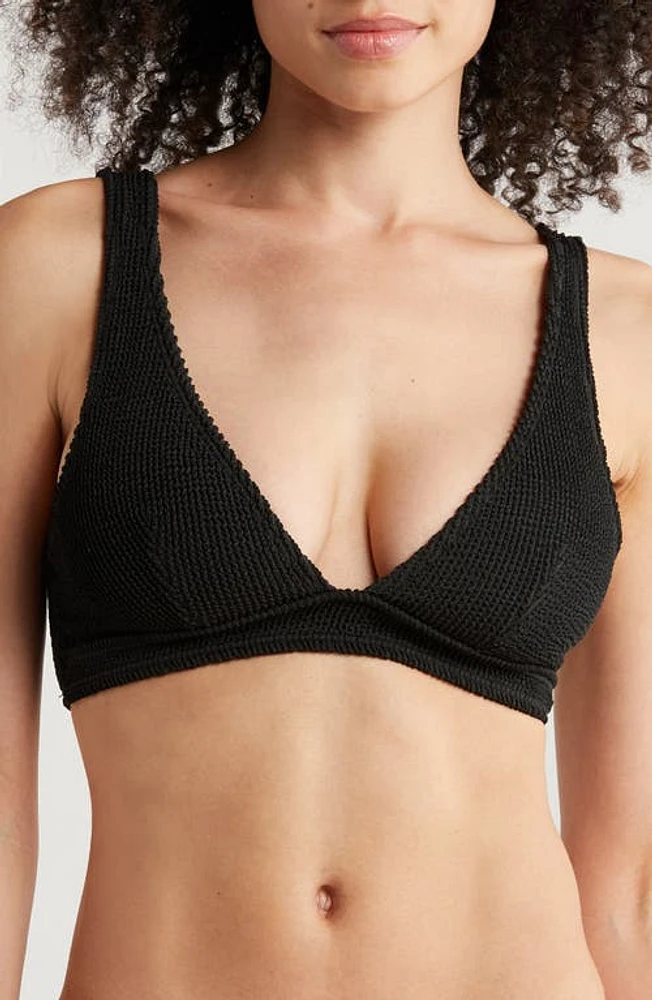 Good American Always Fit Bikini Top Black001 at Nordstrom,