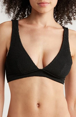 Good American Always Fit Bikini Top Black001 at Nordstrom,