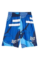 Nike Kids' Dri-FIT Training Shorts Game Royal/White at