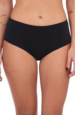 Chantelle Lingerie Essential Leakproof Period Absorbency Hipster Panties Black-11 at Nordstrom,