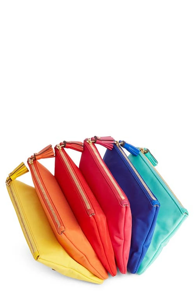 Anya Hindmarch Filing Cabinet Nylon Zip Clutch in Multi at Nordstrom