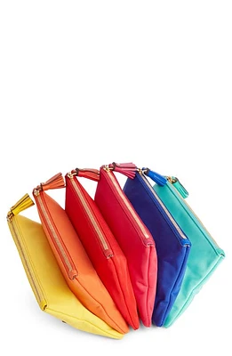 Anya Hindmarch Filing Cabinet Nylon Zip Clutch in Multi at Nordstrom