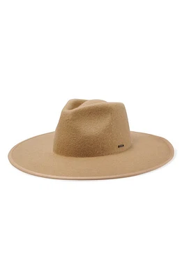 Brixton Santiago Felted Wool Rancher Hat Sand at Nordstrom,