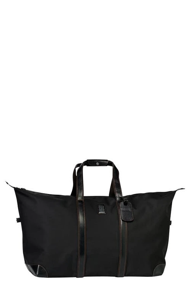 Longchamp Boxford Canvas & Leather Travel Bag in Black at Nordstrom