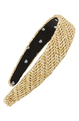 Lele Sadoughi Bessette Raffia Headband in Natural at Nordstrom