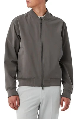 AlphaTauri Ostol Waterproof Bomber Jacket Graphite at Nordstrom,