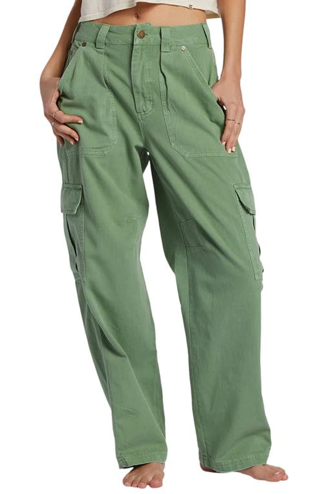 Billabong Walk Along Wide Leg Cargo Pants at Nordstrom,