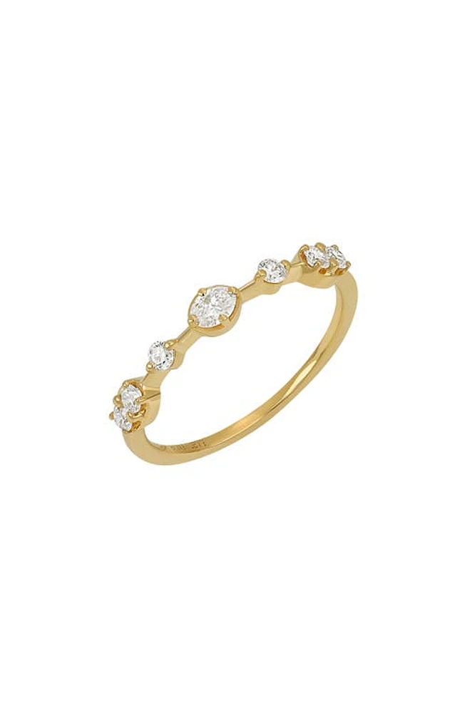 Bony Levy Aviva Diamond Stacking Ring 18K Yellow Gold at Nordstrom,