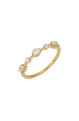 Bony Levy Aviva Diamond Stacking Ring 18K Yellow Gold at Nordstrom,