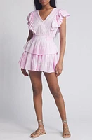 LoveShackFancy Gwen Ruffle Cotton Eyelet Minidress at Nordstrom,