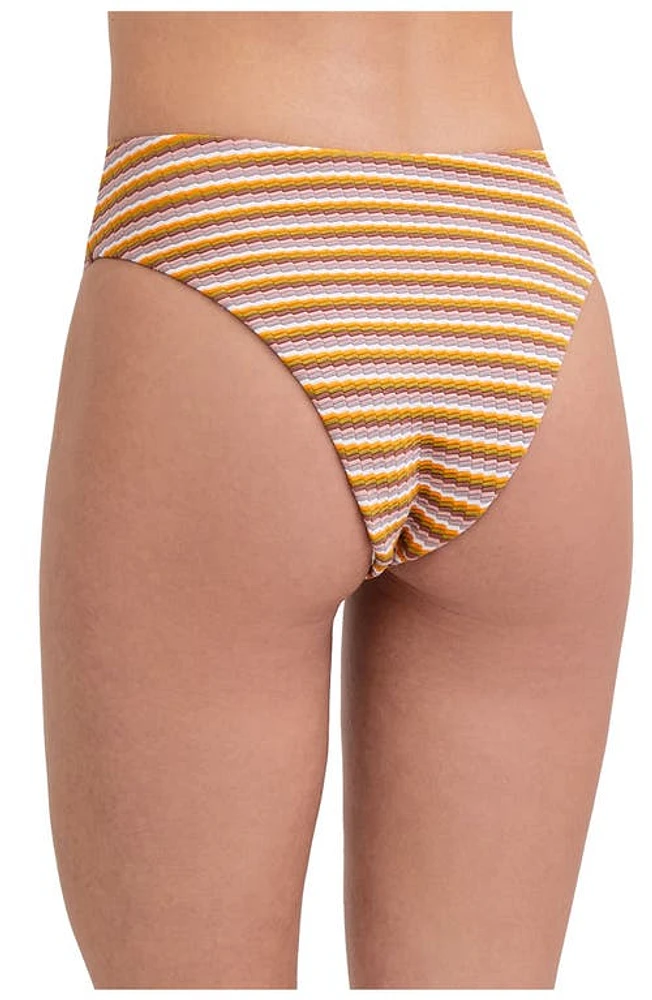 Au Naturel by Gottex Solid high leg waist swim bottom Multi at Nordstrom,